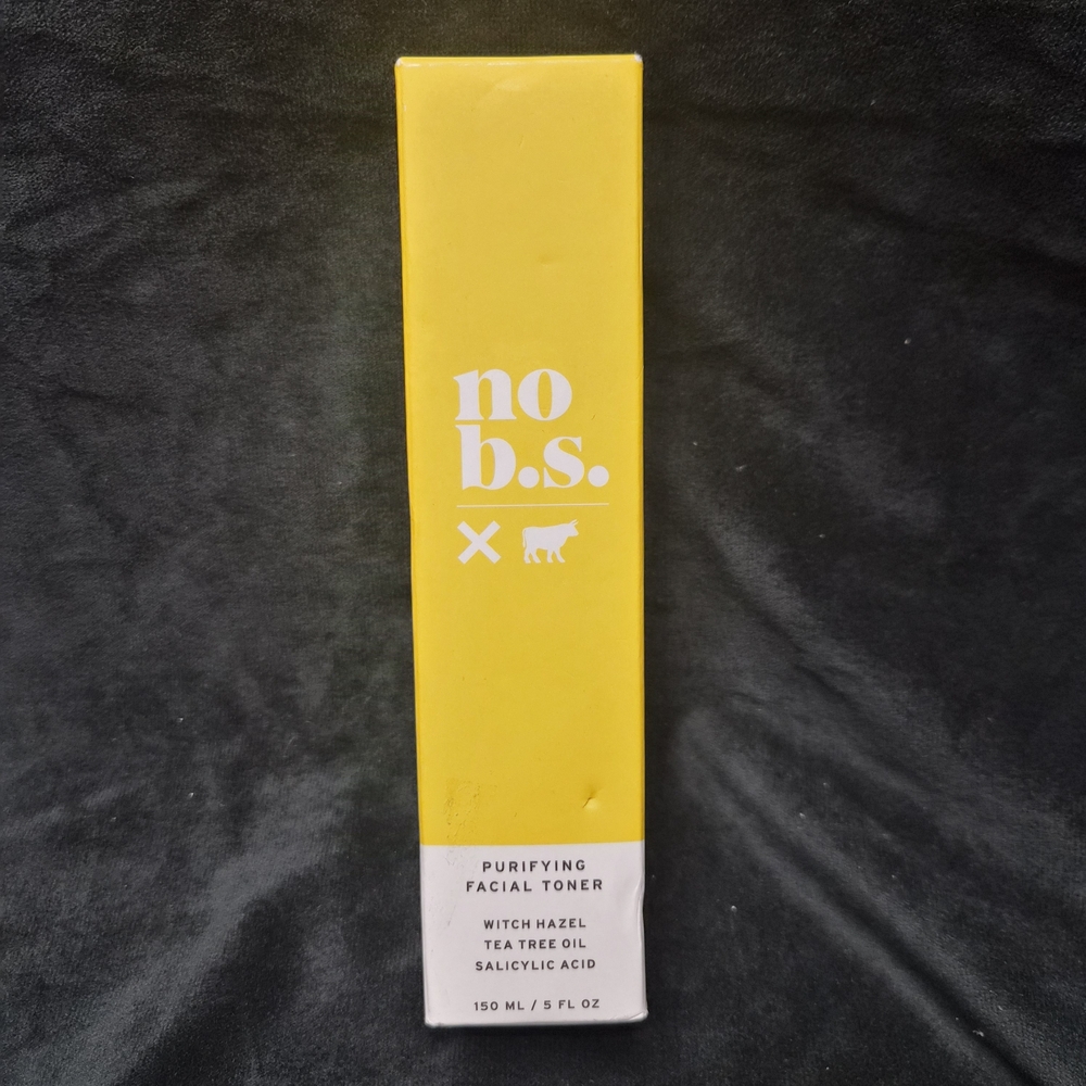 no b.s. Purifying Facial Toner - Yellow & White Packaging